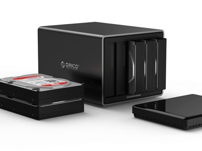 باکس هارد دیسک اینترنال 3.5 اینچ اوریکو ORICO NS500U3 3.5 inch 5 Bay USB3.0 Hard Drive Enclosure
