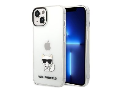 قاب محافظ شیشه ای آیفون 14 طرح گربه کارل CG Mobile iphone 14 Karl Cat Case