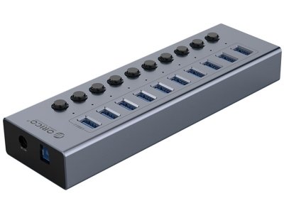 هاب 10 پورت یو اس بی فلزی اوریکو ORICO BT2U3-10AB Multi-port Hub