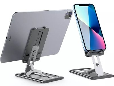 پایه نگهدارنده تاشو رومیزی موبایل و تبلت آها استایل AhaStyle WG69 Desktop Mobile Holder