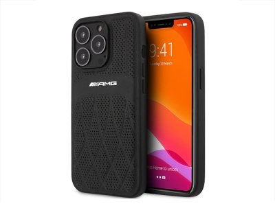 قاب چرمی مگ سیف آیفون 14 پرو طرح مرسدس بنز CG Mobile iphone 14 Pro Mercedes-Benz AMG Magsafe Leather Case
