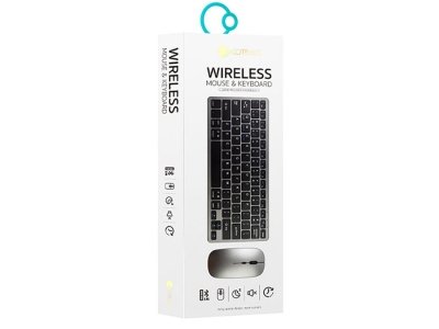 ست کیبورد و موس بی سیم بی صدا شارژی کوتسی 84006