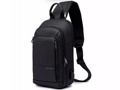 کیف کراس بادی مردانه بنج اصل BANGE BG-1911 با پورت USB