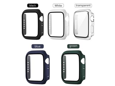 قاب محافظ اپل واچ سری 7 و 8 سایز 45 میلیمتری کوتتسی Coteetci glass hard shell iWatch 7/8 25003-45