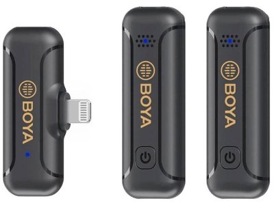 میکروفون بی سیم لایتنینگ بویا BOYA BY-WM3T2-D2 Mini 2.4GHz Wireless Microphone