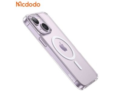 قاب محافظ مگ سيف آیفون 14 پلاس شفاف مک دودو Mcdodo Crystal PC-3091 Apple iPhone 14 Plus Magsafe Case