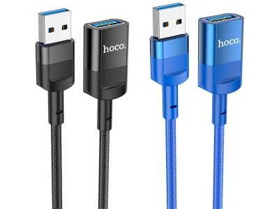 کابل افزایش طول یو اس بی به یو اس بی 1.2 متری هوکو Hoco Extension cable USB to USB USB3.0 U107