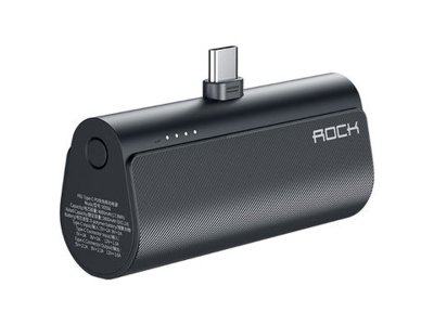 مینی پاور بانک 4800 تایپ سی 18 وات راک ROCK P81 POWER BANK V0556