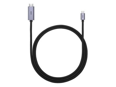 کابل تایپ سی به اچ دی ام آی 4K به طول 1 متر Baseus WKGQ010001 USB-C to HDMI cable 4K