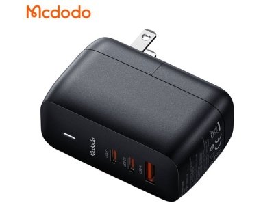 شارژر دیواری دیواری تایپ سی و یو اس بی 65 وات همراه با کابل دو سر تایپ سی مک دودو Mcdodo Fast Charge Gun wall charger CH-844