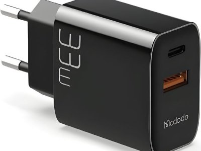 شارژر دیواری فست شارژ 33 واتی مک دودو MCDODO CH-0921 33W PD Dual-Port Fast Charger