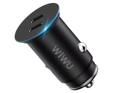 شارژر فندکی فست شارژ ماشین تایپ سی 40 وات ویوو PC400