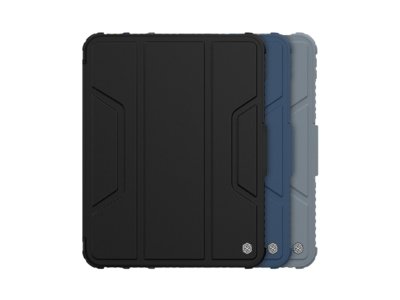 کاور کلاسوری بامپردار آیپد 10  و 10.9نیلکین Nillkin Apple iPad 10/10.9 2022 Bumper Leather Case Pro