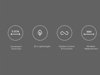 متر اندازه گیری دیجیتال شارژی شیائومی Electronic measuring cup ruler Xiaomi Duka Small Q