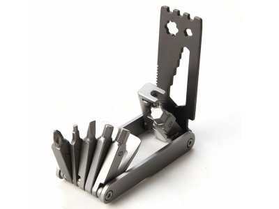مجموعه ابزار تعمیر دوچرخه چندمنظوره تاشو ضدزنگ Multi-functional small tool bicycle repair tool bicycle