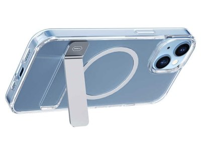 قاب مگنتی آیفون 14 پلاس و نگهدارنده موبایل ویوو Wiwu Aurora Crystal Phone Case For IP 14/6.7 Plus