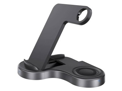 شارژر وایرلس 15 وات پاورولوژی Powerology 3 in 1 Wireless Powerstand Pro P3IN1QI