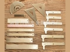 خط کش برنجی 18 سانتی متری 18cm brass ruler creative