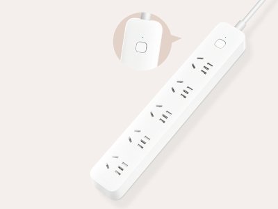 چندراهی برق هوشمند 5 سوکت شیائومی Xiaomi XMZNCXB01QM