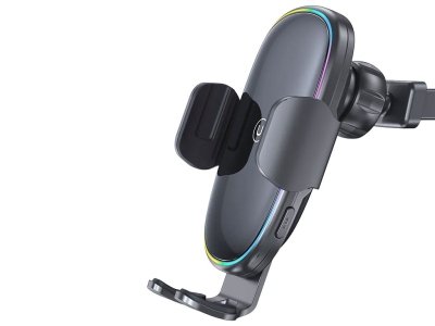 هولدر موبایل داخل خودرو و شارژر بی سیم 15 واتی یوسامز USAMS US-CD187 15W Wireless Charging Car Holder