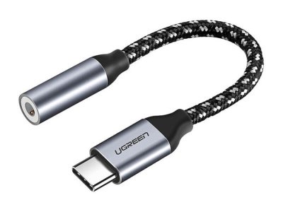کابل تبدیل تایپ سی به صدا یوگرین Ugreen Type C to 3.5mm Headphone Jack Adapter 30632 _ AV142