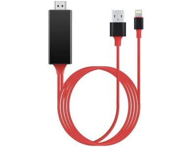 کابل لایتنینگ به اچ دی ام آی 2 متری کوتتسی Coteetci HDMI to Lightning USB Cable 33021