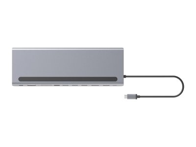 هاب تایپ سی 11 پورت و استند لپ تاپ پاورولوژی Powerology 11 in 1 USB Multiport Hub & Laptop Stand P11CHBMCGY