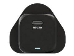 شارژر دیواری 33 وات تایپ سی  پاورولوژی Powerology 33W GaN PD USB-C Fast Charger PWCUQC01 0-BK