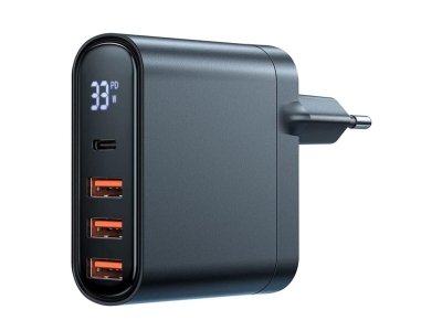 شارژر دیواری 4 پورت فست‌شارژ 33 واتی مک‌دودو Mcdodo CH-2250 33W Digital Display Charger Adapter