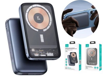 پاوربانک بی سیم 10000 میلی‌آمپرساعت 15 وات یوسامز Usams US-CD184 10000mAh 15W Wireless Power Bank