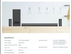 سوندبار 5.1 کانال پاورولوژی Powerology Immersive Audio 5.1CH Wireless Soundbar PBAR51WL