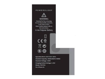 باتری پلیمری لیتیوم یون آیفون ایکس اس پاورولوژی Powerology iPhone Xs 2658mAh Li-ion Polymer Phone Battery
