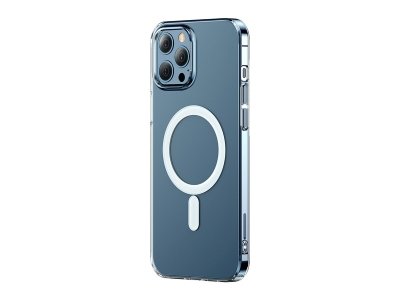 قاب محافظ مگنتی آیفون 12 پرومکس بیسوس Baseus Apple iPhone 12 Pro Max Crystal Magnetic Case ARJT000702
