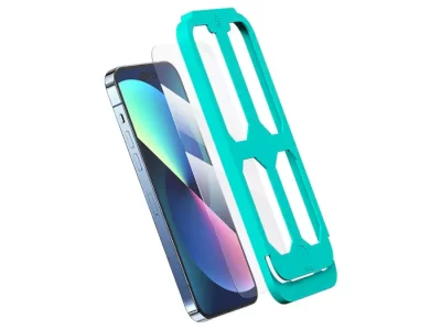محافظ صفحه نمایش آیفون 12 و  13 پرومکس، 14 پلاس  با ابزار نصب یوسامز USAMS Glass iPhone 13 Pro Max/14 Plus/BH805M01