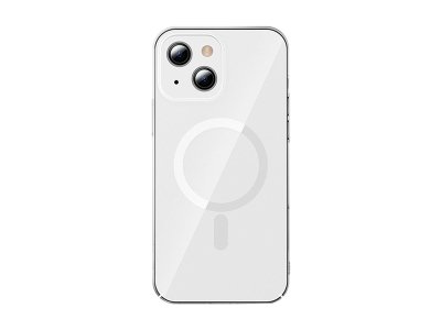 قاب محافظ مگنتی آیفون 12 / 12 پرو بیسوس Baseus Apple iPhone 12 / 12 Pro Crystal Magnetic Case ARJT000602