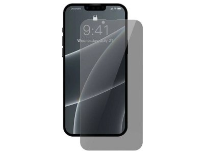 گلس حریم شخصی تمام صفحه آیفون 13/13 پرو بیسوس (پک دو عددی ) Baseus iPhone 13 / 13 Pro Anti-Spy Glass Film SGBL020702