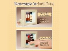 خرید چراغ خواب شارژی و قاب عکس راک Rock Bear Mini photo frame night light RST10832