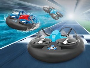 پهپاد ضد آب 3 در 1 دریا، هوا و خشکی 360 درجه Sea Land and Air 360° Rolling Waterproof RC Drone