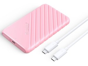 باکس هارد اکسترنال 2.5 اینچ اوریکو همراه با کابل دو سر تایپ سی ORICO 2.5 inch Type-C Hard Drive Enclosure 25PW1C-C3
