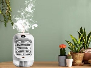 پنکه رومیزی، بخور سرد و چراغ خواب رومیزی ایکس‌او XO MF76