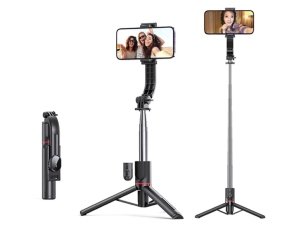 مونوپاد و سه پایه گوشی موبایل با حداکثر ارتفاع 1.13 متری یوسامز USAMS US-ZB256 Wireless Selfie Stick