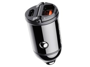 شارژر فندکی فست شارژ ماشین تایپ سی 30 وات راک H18