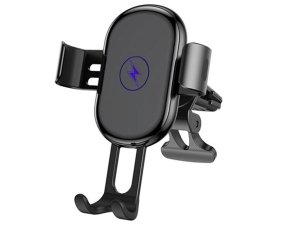 هولدر و شارژر بی سیم گوشی‌موبایل 15 وات راک ROCK W31 15W Wireless Charger Gravity Car Mount Holder