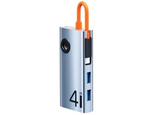 هاب تایپ سی 5 پورت راک ROCK TR25 4 in 1 Type-C Hub Docking Station