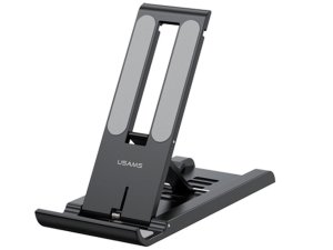 هولدر رومیزی گوشی‌موبایل و تبلت قابل حمل یوسامز Usams US-ZJ070 Spring Folding Desktop Tablet/Phone