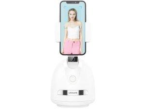 هولدر گوشی موبایل هوشمند با قابلیت ردیابی چهره یوسامز USAMS US-ZB239 Smart Face Tracking Phone Holder