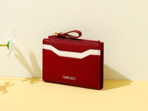 کیف پول زنانه کوچک تائومیک میک TAOMICMIC Y8964 wallet for women, short wallet style zipper bifold