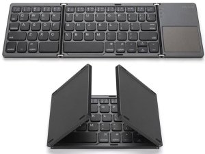کیبورد بلوتوث تاشو با تاچ پد Foldable Bluetooth Keyboard With Touch Pad B033