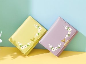 کیف پول زنانه کوچک طرح جوانه تائومیک میک TAOMICMIC Y8246 Women's Printed Short Student Small Wallet