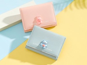 کیف پول زنانه کوچک طرح عروسکی تائومیک میک TAOMICMIC Y8249 cartoon short tri fold wallet student